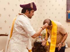 बागेश्वर बाबा से हिमंत बिस्वा सरमा ने लिया आशीर्वाद, CM को बताया हिंदू हृदय सम्राट