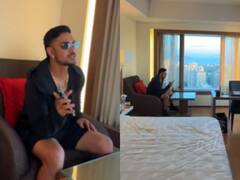 VIDEO: ईशान किशन के होटल रूम का वीडियो बना रहा था शख्स! देखें कैसे गुस्से में बाहर जाने को कहा