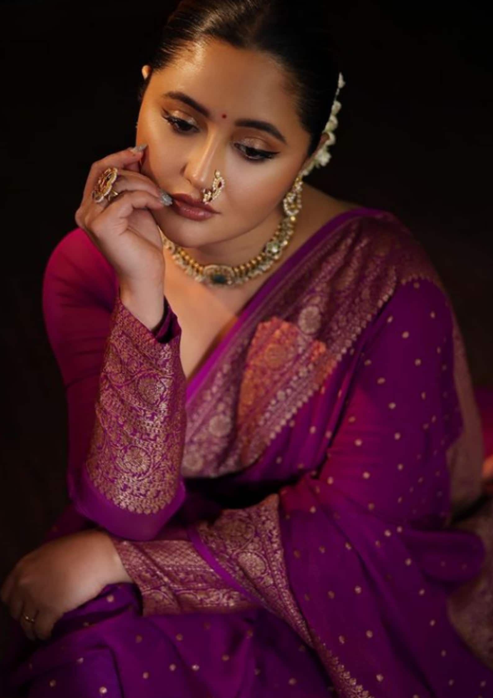 Rashami Desai Dons An Ethnic Outfit For Gudi Padwa