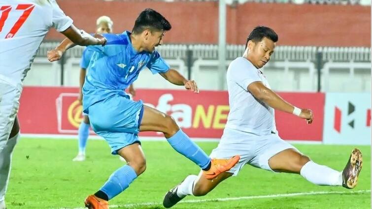 young football star Anirudh Thapa scores as India register 1-0 win over Myanmar in Tri-Nation International Football Tournament Indian Football: অনিরুদ্ধ থাপার গোলে মায়ানমারের বিরুদ্ধে ১-০ গোলে জয় ভারতের