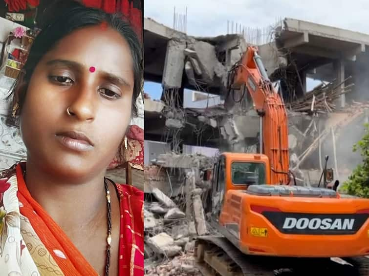 Vasai Virar Municipal Corporation demolition action taken on the unauthorized building case filed against contractor  Vasai: वसई महापालिकेचा भोंगळ कारभार, महिलेच्या मृत्यूनंतर अनधिकृत इमारतीवर तोडक कारवाई अन् बिल्डर सोडून ठेकेदारावर गुन्हा दाखल