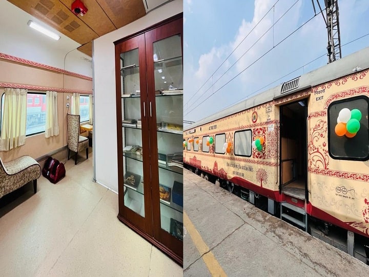 Indian Railway started North East Discovery BharatGaurav Deluxe AC Train Explore the pristine beauty of Tripura Meghalaya Nagaland Arunachal Pradesh Assam Bharat Gaurav Deluxe Train: मिनी लायब्ररी, फाईव्ह स्टार हॉटेलसारख्या सुविधा; भारतीय रेल्वेकडून विशेष ट्रेन, जाणून घ्या काय आहे खास?
