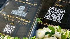QR CODE ON SON'S TOMB : కేరళలోని త్రిస్సూర్ లో కుమారుడిపై ప్రేమతో ఓ తండ్రి విన్నూత్న ప్రయత్నం
