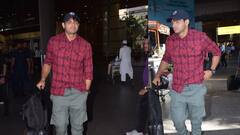 Neeraj Chopra: লাল-কালো চেক শার্ট, মাথায় কালো টুপি, এয়ারপোর্টে নজরকাড়া লুকসে নীরজ চোপড়া