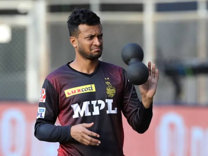 KKR Shakib Al Hasan opts out of IPL 2023 marathi news update IPL 2023 : केकेआरला मोठा झटका,  शाकिब अल हसन आयपीएलमधून 'आऊट'