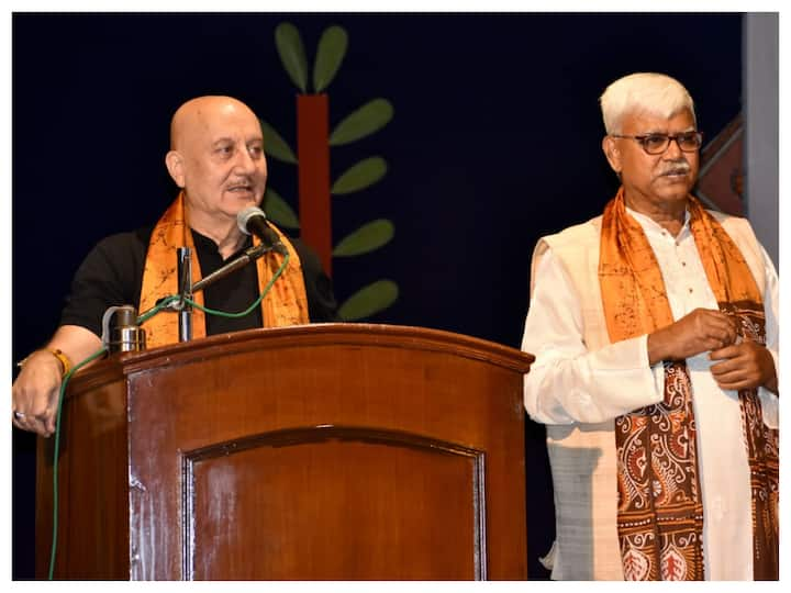 Anupam Kher recently visited Rabindranath Tagore’s town Shanti Niketan, and the actor felt quite at peace afterward.