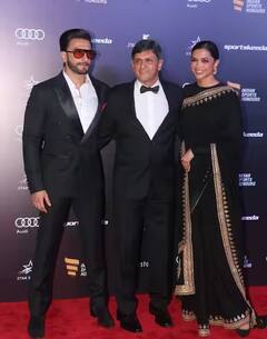 Indian Sports Honours 2023માં પિતા પ્રકાશ સાથે પહોચ્યા Deepika-Ranveer