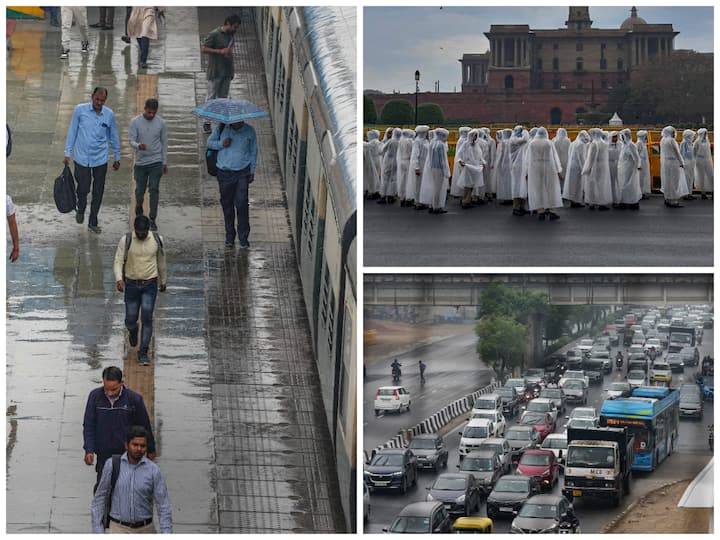 Delhi Rain: The national capital witnessed a thunderstorm with light rain on Friday. The minimum temperature was recorded at 17.6 degrees Celsius, one notch above normal.