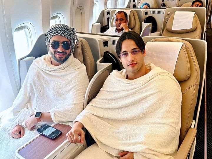 Asim Riaz Pics: Asim Riaz reached for Umrah in the month of Ramadan, this picture surfaced with Ali Goni