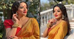 Monalisa: ਨਵਰਾਤਰੀ 'ਤੇ ਬੰਗਾਲੀ ਲੁੱਕ 'ਚ ਨਜ਼ਰ ਆਈ ਮੋਨਾਲੀਸਾ, ਖੂਬਸੂਰਤੀ ਅਜਿਹੀ ਹੈ ਕਿ ਅੱਖਾਂ ਹਟਾਉਣ ਹੋ ਜਾਵੇਗਾ ਮੁਸ਼ਕਿਲ