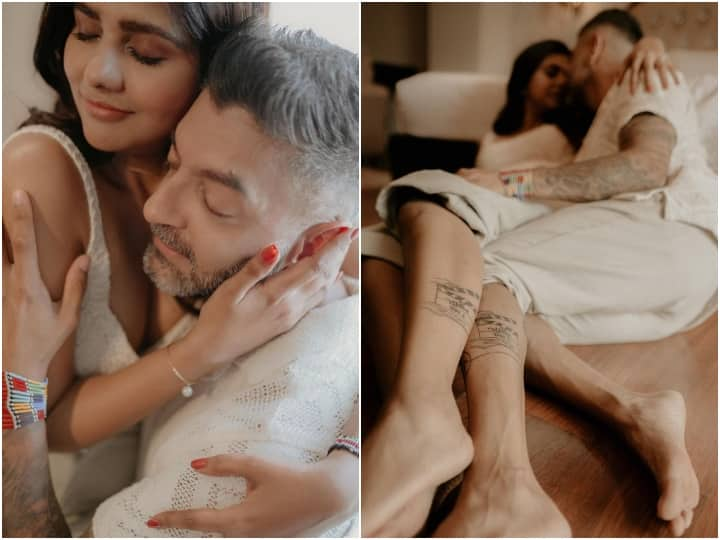 Dalljiet Kaur Bedroom Pics: टीवी एक्ट्रेस दलजीत कौर शादी के बाद पति निखिल संग  हनीमून एंजॉय कर रही हैं. इस बीच एक्ट्रेस ने अपने बेडरूम से पति निखिल संग कोजी पलों की तस्वीरें शेयर कर तहलका मचा दिया है.