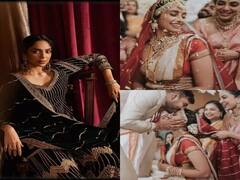 बहन की शादी में ऐसी साड़ी पहने पहुंची ये हीरोइन, दुल्हनिया की चमक भी पड़ी फीकी