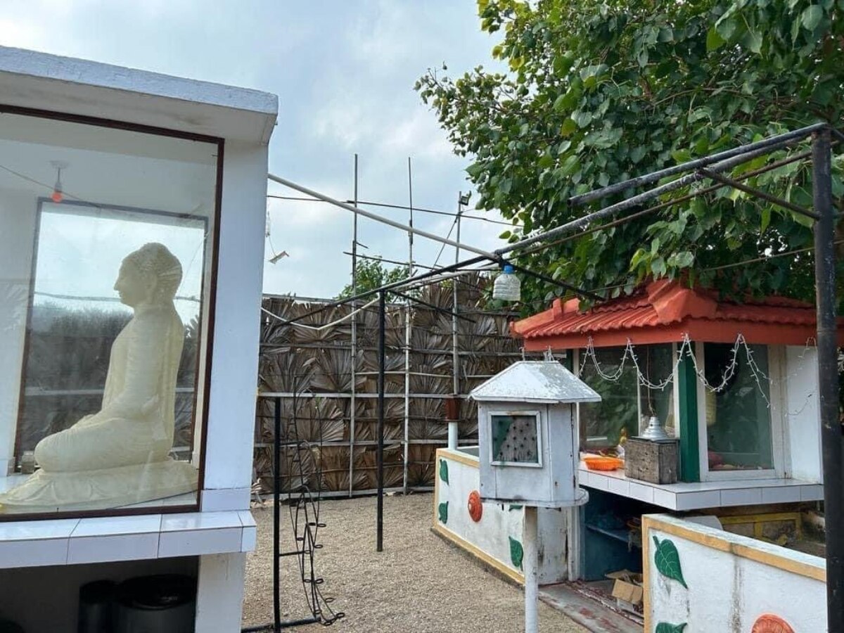 Sri Lankan Navy Has Installed A Buddha Statue In Kachchatheevu, There Has Been A Demand That The Government Of India Should Intervene And Find A Solution To This Issue | Kachchatheevu : '