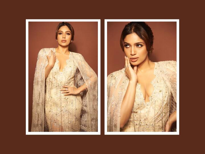 Bhumi Pednekar was recently seen at the Bollywood Hungama Style Icon Awards and she looked gorgeous in the embellished gown that she had worn. Take a look at her pictures.