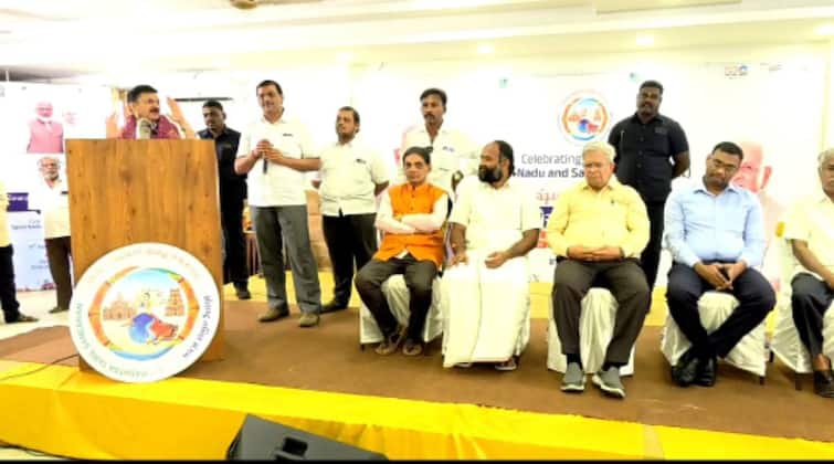 Saurashtra Tamil Sangam is a confluence of cultures.- Union Minister of State Devusinh Jesingbhai Chauhan TNN சௌராஷ்டிரா தமிழ் சங்கமம் கலாச்சாரங்களின் சங்கமம் ஆகும் - மத்திய இணை அமைச்சர் தேவுசின் சவுகான்