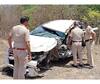 Palghar Accident : देव तारी त्याला कोण मारी... भीषण अपघातात कारचा चक्काचूर; सीट बेल्ट लावल्याने पाचही प्रवासी सुखरूप बचावले