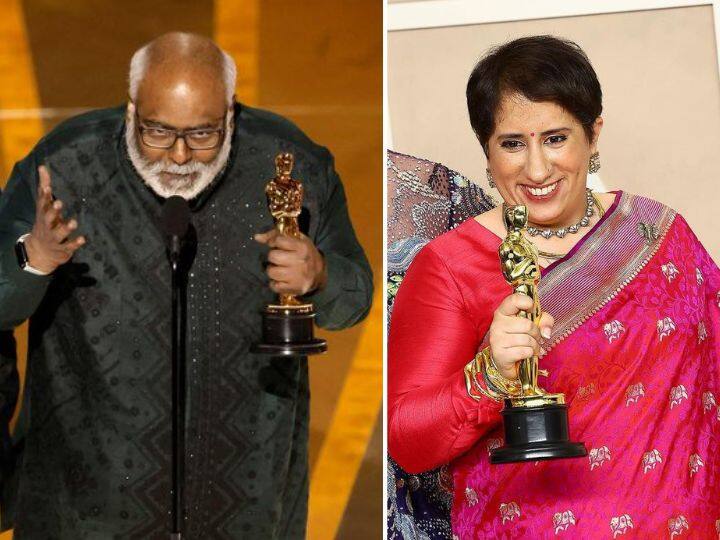 mm keeravani reveals guneet monga admit in hospital after oscar 2023 win Oscar जीत के बाद हॉस्पिटल में एडमिट हुईं Guneet Monga, एम एम कीरवानी ने बताया किस वजह से बिगड़ी तबीयत