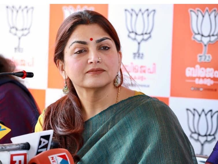 rahul gandhi disqualified as mp bjp leader khushbu sundar old tweet viral on modi surname मोदी म्हणजे भ्रष्टाचार.. भाजप नेत्याचे जुने ट्वीट व्हायरल, काँग्रेसने केली कारवाईची मागणी