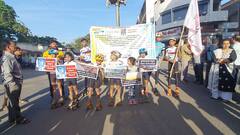 Sangli News; कृष्णा नदीच्या बचावासाठी सांगलीमध्ये मानवी साखळी आंदोलन