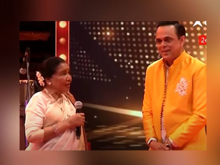 Maharashtra Bhushan Puraskar Sumeet Raghavan ask question to Asha Bhosle Maharashtra Bhushan Puraskar:  गाणं लोकांना आवडेल की नाही, हे आधीच कळतं का? सुमीत राघवनचा प्रश्न; आशा भोसले म्हणाल्या...