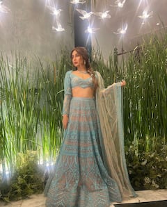 Anusha Dandekar Dazzles In A Falguni Shane Peacock Lehenga; See Pics