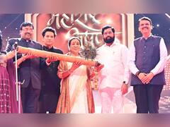 Asha Bhosale: आशा भोसले यांचा 'महाराष्ट्र भूषण' पुरस्काराने सन्मान;  गेट वे ऑफ इंडिया येथे पार पडला पुरस्कार सोहळा