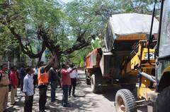 छ. संभाजीनगर महानगरपालिकेकडून अतिक्रमणविरोधात कारवाई, पाहा फोटो