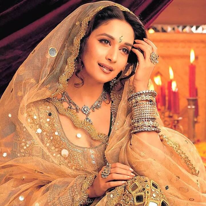 फिल्म के एक सीन के लिए माधुरी दीक्षित ने असली मिरर वर्क वाला लहंगा पहना था, जिसका वजन 10 किलो था. डिजाइनर जोड़ी अबू जानी और संदीप खोसला ने लहंगे की डिटेल्स का खुलासा किया था। उन्होंने साझा किया था कि, आर्टिस्ट की टीम को इसे पूरा करने में दो महीने लगे थे.