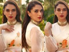 Aditi Rao Hydari: ‘சலக்கு சலக்கு சரிக சேல சலக்கு சலக்கு..’ புடவை கட்டிய அழகு பதுமையாக அதிதி ராவ்!
