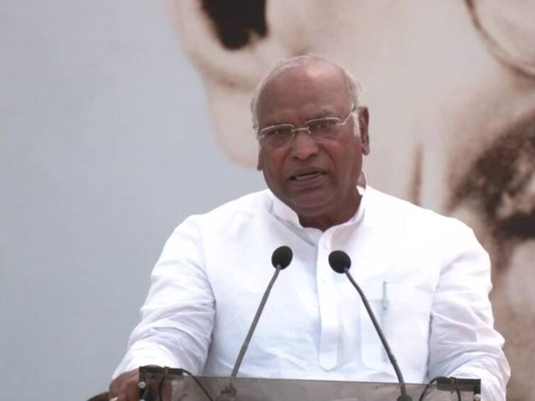 BJP And PM Modi Think We Are Weak But We Will Give Befitting Reply: Kharge At Congress 'Sankalp Satyagraha'