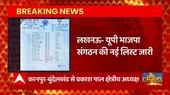 Breaking News : UP BJP प्रदेश संगठन की लिस्ट जारी, टीम नई लेकिन चेहरे पुराने | BJP on 2024 Election