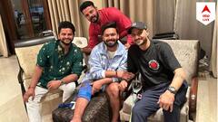 পন্থের বাড়িতে হাজির হরভজন-রায়না-শ্রীসন্থরা, পাশে থাকার বার্তা, ছবি ভাইরাল