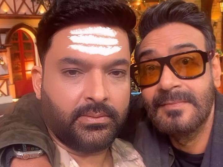 The Kapil Sharma Show: कपिल शर्मा ने लिए अजय देवगन के मजे, कॉमेडियन की बात सुनकर 'भोला' की छूट गई हंसी Kapil Sharma takes a dig at Ajay Devgn silent personality on the kapil sharma show video viral The Kapil Sharma Show: कपिल शर्मा ने लिए अजय देवगन के मजे, कॉमेडियन की बात सुनकर 'भोला' की छूट गई हंसी