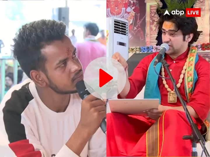 Bageshwar Dham Sarkar Dhirendra Shastri reveals the secret of death of person father Watch: पिता के मर्डर का राज खुलवाने आया युवक, पंडित धीरेंद्र शास्त्री ने किया चौंका देने वाला खुलासा, देखें वीडियो