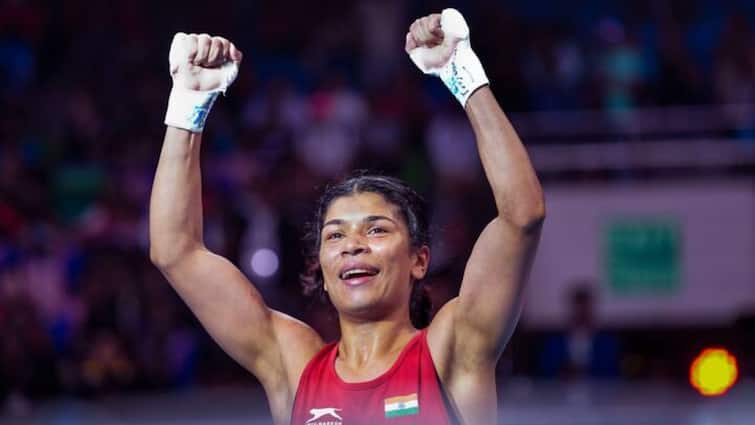 Womens World Boxing Championship Final 2023 Nikhat Zareen Beats Nguyen Thi Tam Second Championship Medal Watch