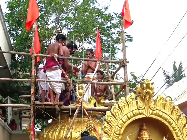 mayiladuthurai needur temple Kumbabishekam festival  TNN நீடூர் பரிவார தேவதைகளின் ஆலயங்களில் நடந்த கும்பாபிஷேக விழா - திரளான பக்தர்கள் பங்கேற்பு