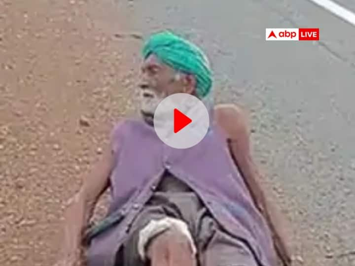 Shivraj government of MP did not listen his complaint the Bherulal Gurjar start walking for Mahakal of Ujjain ANN Watch: शिवराज सरकार ने नहीं सुनी तो 'शिव' दरबार में अर्जी लगाने निकल पड़े भेरूलाल, नंगै पैर लेटकर जा रहे उज्जैन