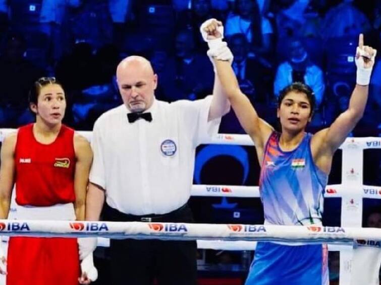 World Championship Womens Boxing:  Nikat Zarin won India's third gold in the 50kg category World Championship Womens Boxing: உலக மகளிர் குத்துச்சண்டையில் இந்தியாவுக்கு மூன்றாவது தங்கம்..!