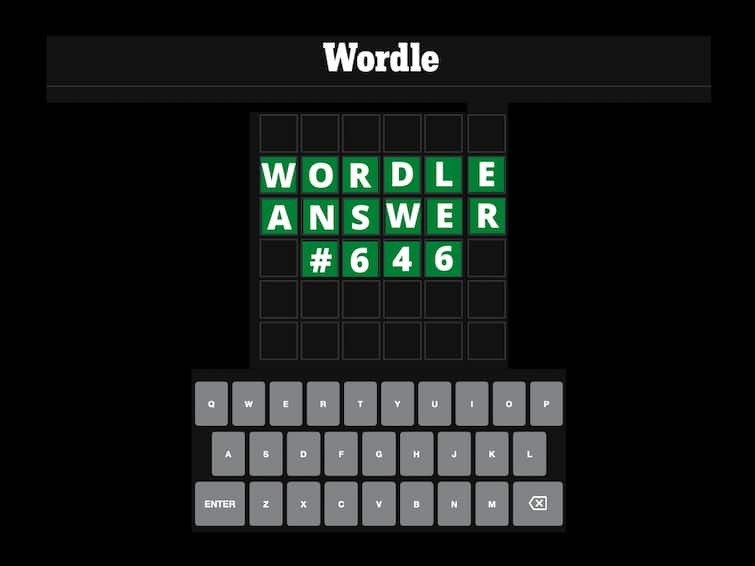 Wordle 646 Answer Today march 27 Wordle Solution Puzzle Hints