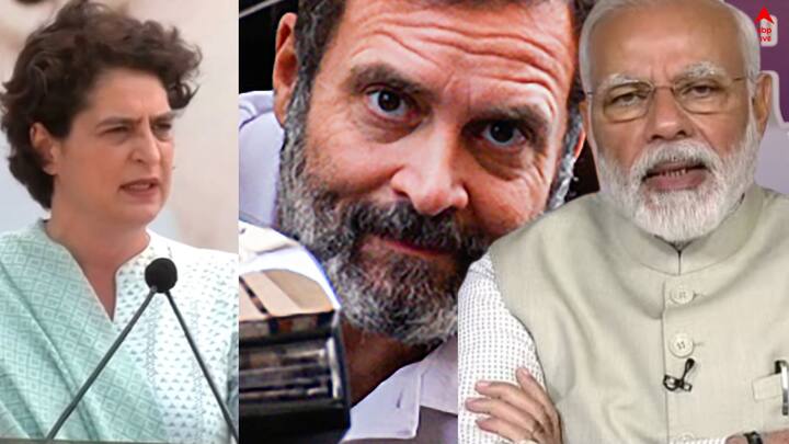 Priyanka on Rahul Gandhi issue : রাহুল গাঁধীর সাংসদ পদ খারিজ ইস্যুতে, 'প্রতিহিংসার' অভিযোগ তুলে দেশজুড়ে সত্যাগ্রহের ডাক দিয়েছে কংগ্রেস। এদিন রাজঘাট থেকে মোদিকে তীব্র আক্রমণ প্রিয়ঙ্কার ।