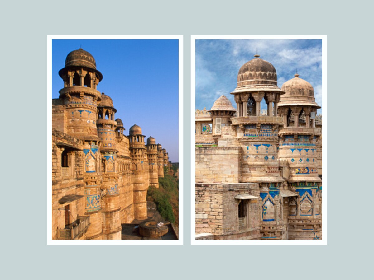 Man Mandir Palace at Gwalior, Madhya Pradesh, India Stock Photo - Alamy