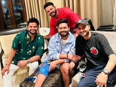 PHOTO: ऋषभ पंत का हालचाल लेने पहुंचे सुरेश रैना और हरभजन सिंह, साथ में श्रीसंत देख चौंके फैंस