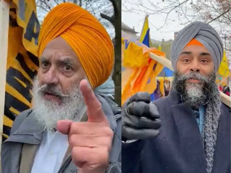 Khalistan Issue Indian Journalist Heckled By Khalistan Supporters In US Embassy Condemns Attack Caught On Camera ఖలిస్థాన్ మద్దతుదారుల ఆందోళనలు,బూతులు తిడుతూ ఇండియన్ జర్నలిస్ట్‌పై దాడి