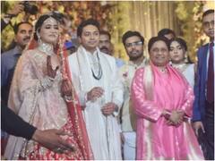 Mayawati Nephew Wedding: तस्वीरों में देखिए मायावती के भतीजे आकाश आनंद की शादी, BSP चीफ के साथ खास अंदाज में नजर आईं दुल्हन