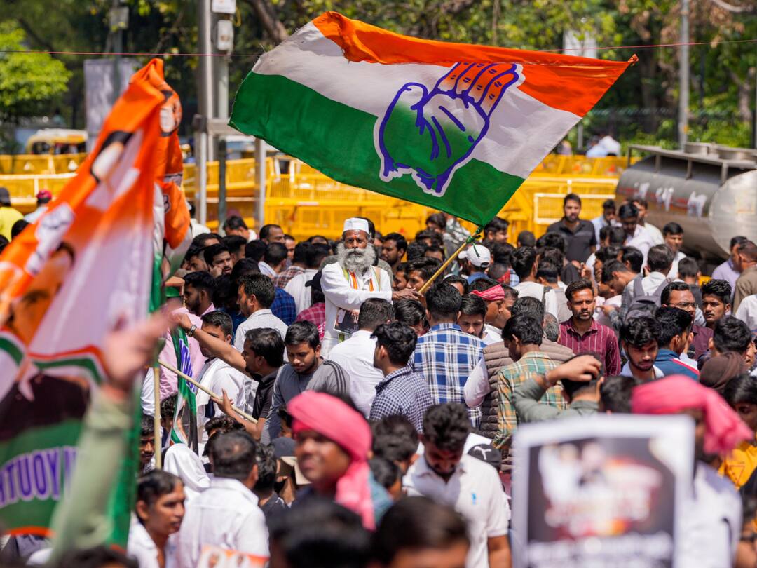 Rahul Gandhi Row: 16 MLAs Of Congress Suspended From Gujarat Assembly For Creating Ruckus Rahul Gandhi disqualification 16 Congress MLAs suspended till end Gujarat budget session ruckus protests Lok Sabha Amit Chavda Rahul Gandhi Row: 16 MLAs Of Congress Suspended From Gujarat Assembly For Creating Ruckus