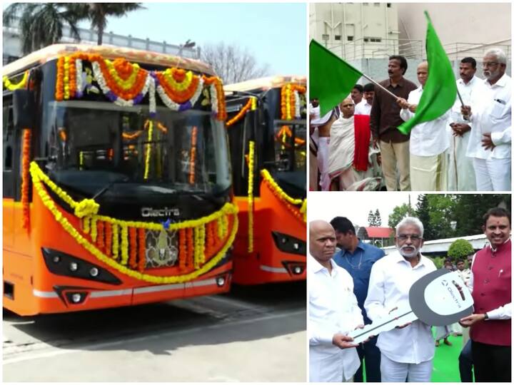 Tirumala TTD Chairman YV Subbareddy started 10 olectra electric buses donated Meil DNN Tirumala Electric Buses : తిరుమలలో కాలుష్య రహిత ప్రయాణం, 10 ఉచిత ఎలక్ట్రిక్ బస్సులను ప్రారంభించిన టీటీడీ