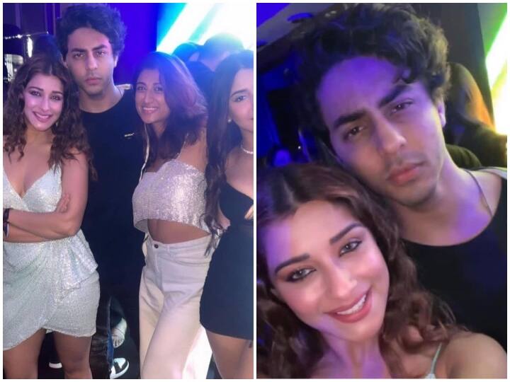 Aryan Khan Party Pics: बॉलीवुड के किंग खान यानी शाहरुख खान के बेटे आर्यन खान ने अपने डायवोल लिक्विर ब्रांड के लिए एक शानदार पार्टी होस्ट की थी जिसमें कई सेलेब्स और सिंगर ने शिरकत की.