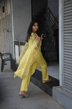 Nora Fatehi Makes Rare Appearance In Ethnic Outfit