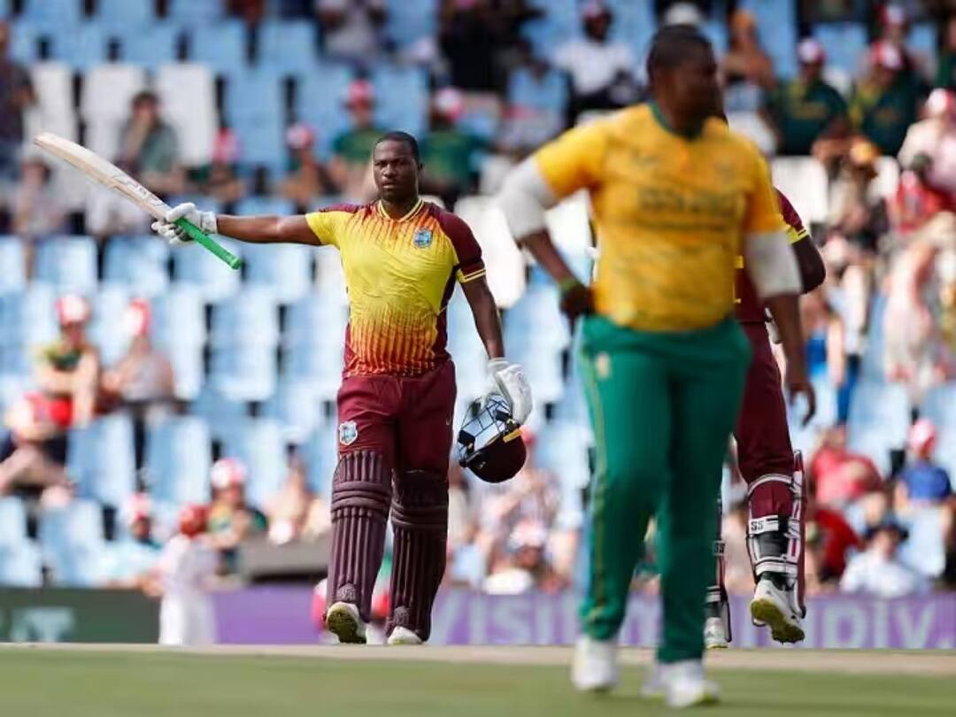 WI vs SA 2nd T20 Many records broke in WI vs SA T20 match SA vs WI : एका टी20 सामन्यात 35 षटकार अन् 517 धावा, दक्षिण आफ्रिका-वेस्ट इंडिज सामन्यात तुटले अनेक रेकॉर्ड