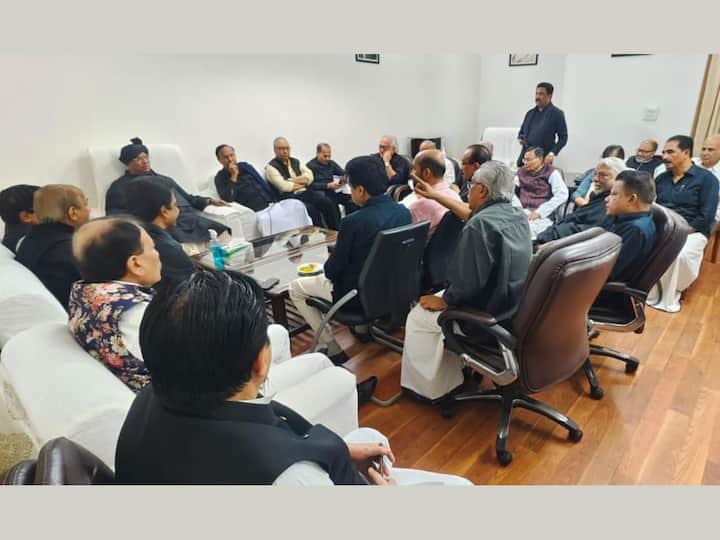 The proceedings of the Parliament for the second leg of the Budget Session resumed today after both the Houses were adjourned on March 24 amid uproar by the Opposition over Adani row. The treasury benches were also seen shouting slogans against Rahul Gandhi.